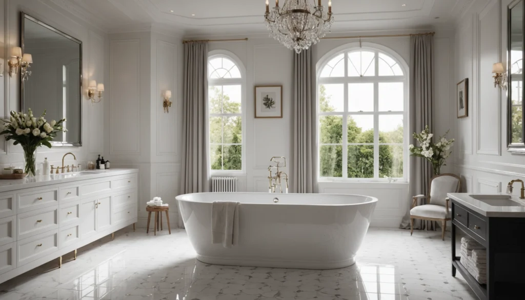 faience blanche salle de bain