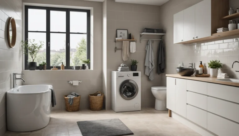 lave linge salle de bain