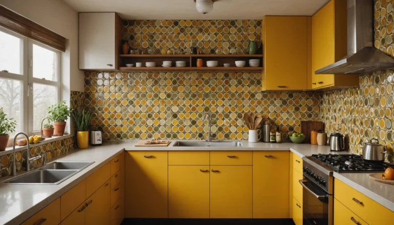 carrelage ancien cuisine 1970