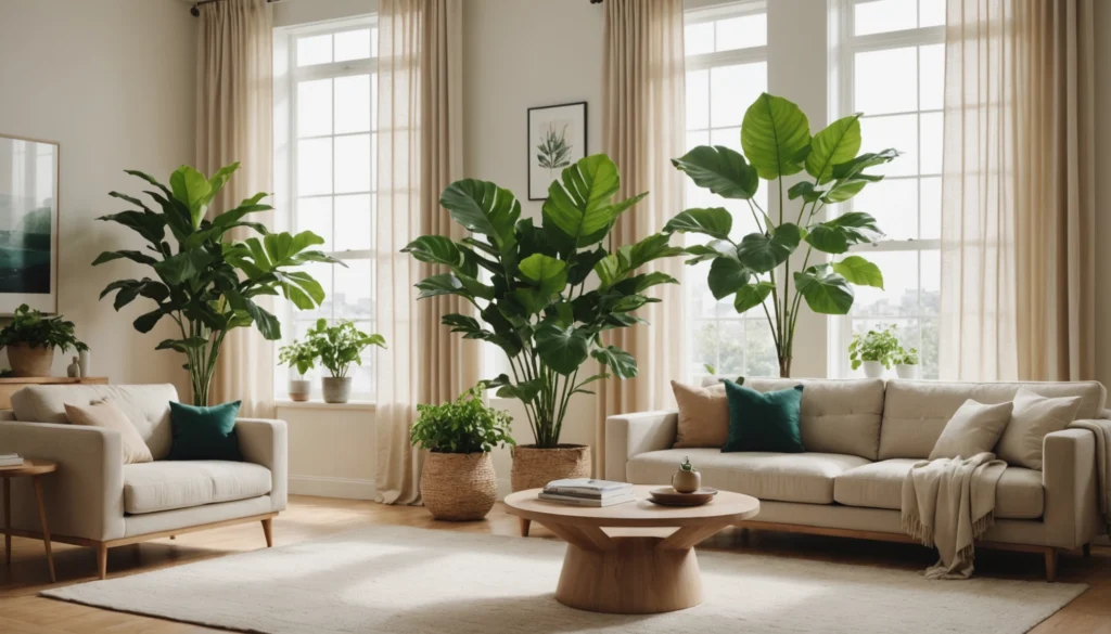 plante verte avec grandes feuilles
