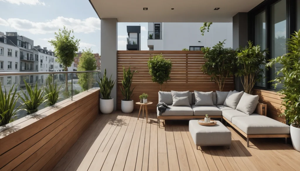 pare-vue latéral pour balcon