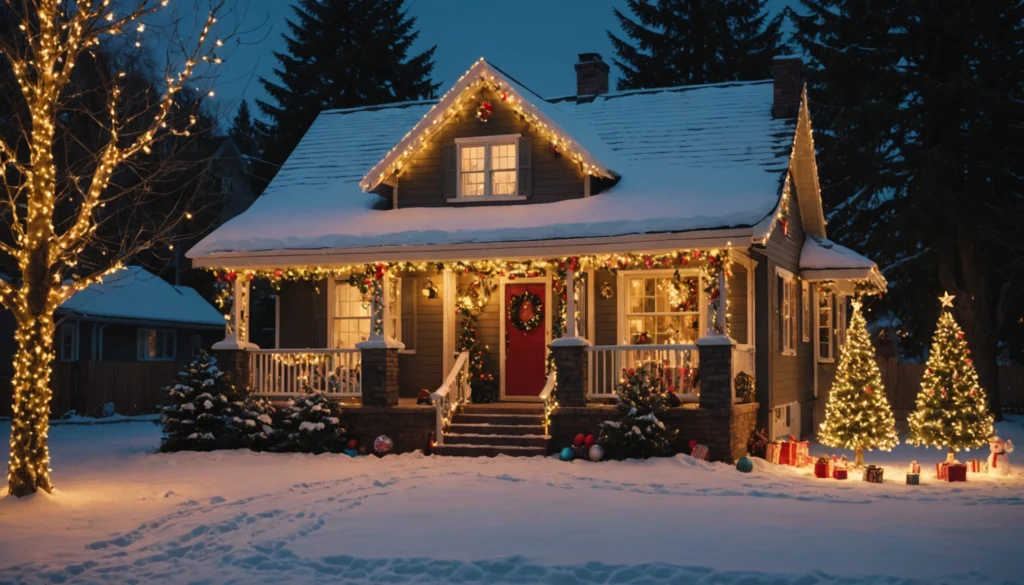 idées de décoration de Noël pour l'extérieur