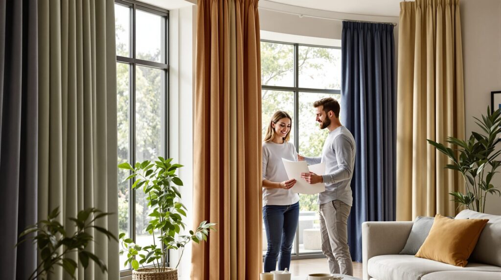 couleurs tendance pour rideaux sur mesure